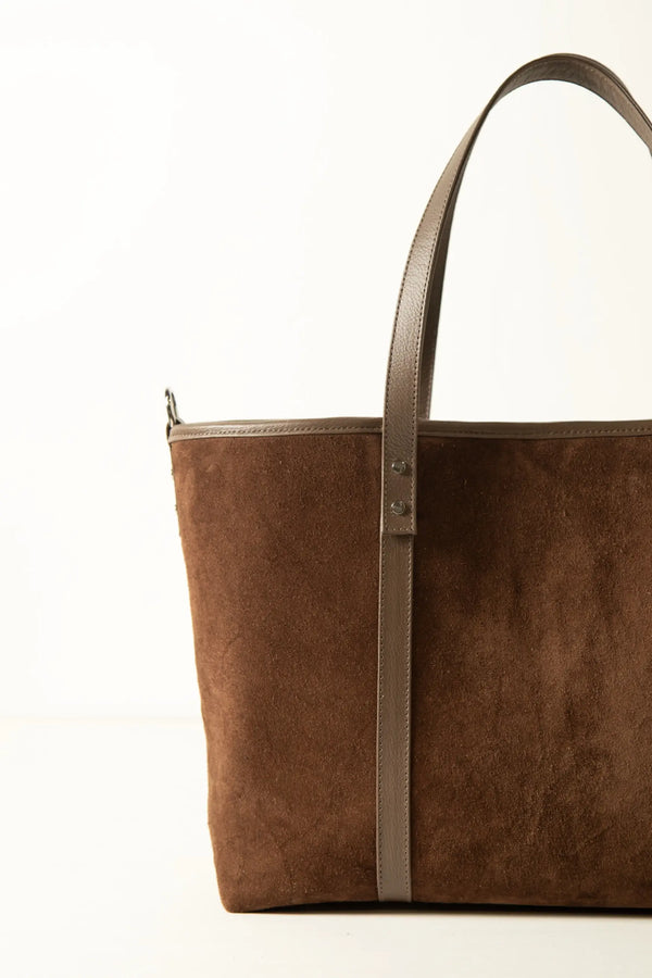 Bolsa Maternidade Tote Cora Camurça