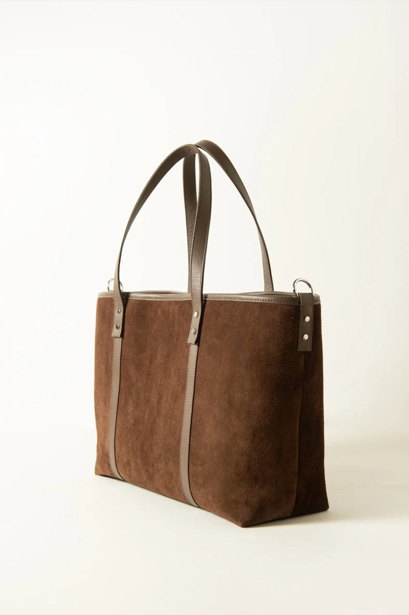 Bolsa Maternidade Tote Cora Camurça
